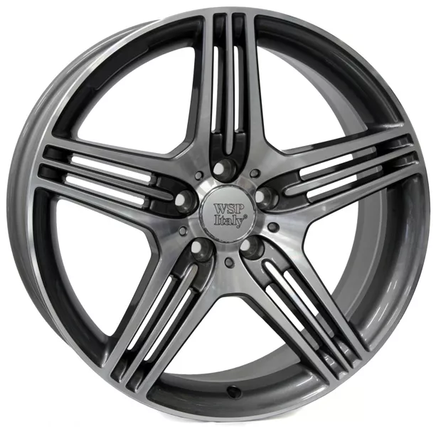 WSP ITALY W768 STROMBOLI (18 8,5 5x112 48 66,6) ANTHRACITE POLISHED