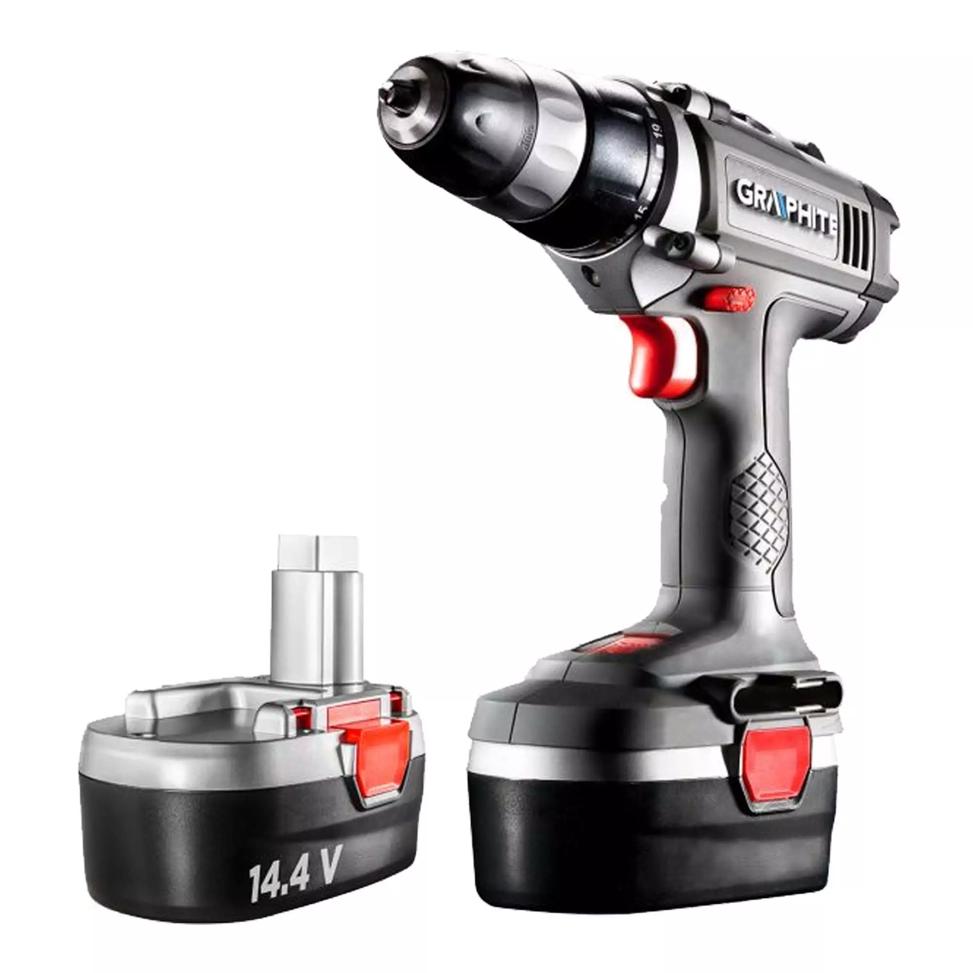 Дрель-шуруповерт аккумуляторная GRAPHITE 2x14.4В, Ni-Cd/1.3Aч, кейс (58G116) Дрель-шуруповерт аккумуляторная GRAPHITE 2x14.4В, Ni-Cd/1.3Aч, кейс (58G116)