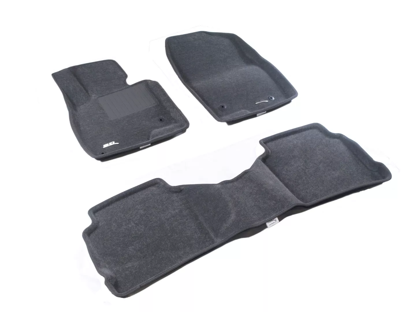 Двухслойные коврики Sotra 3D Classic 8mm Grey для Mazda 6 2013→ (3D LMZ0400-LP-GR)
