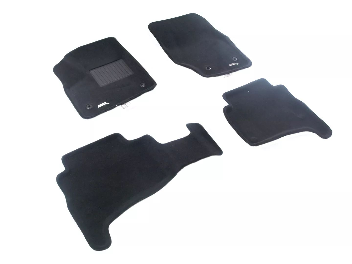 Двухслойные коврики Sotra 3D Premium 12mm Black для PorscheCayenne (957)2008-2011(3D LPO0040-PP-BL)