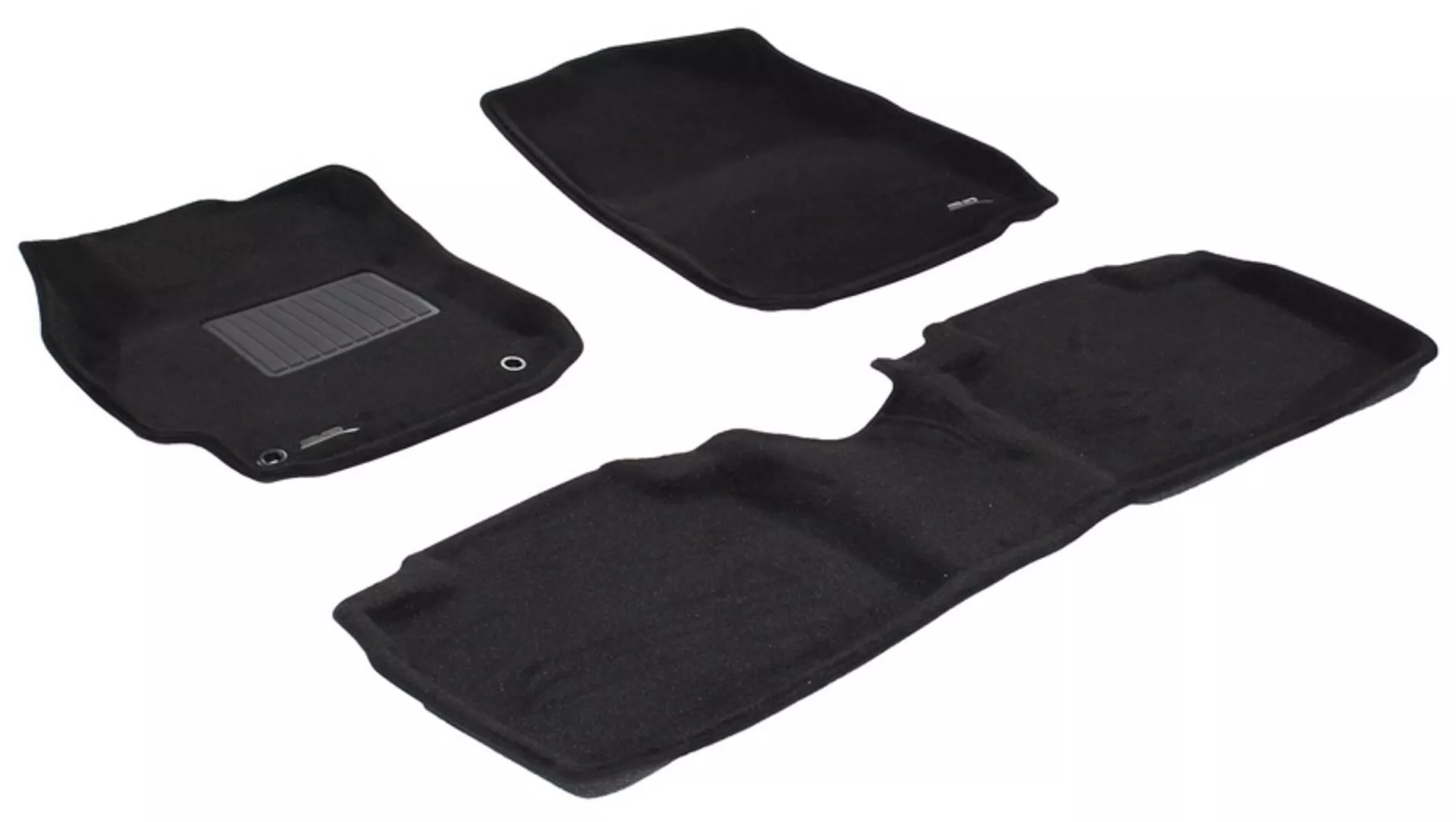 Двухслойные коврики Sotra 3D Premium 12mm Black для Toyota Camry (XV50) 2011-2014 (3D LTY0860-PP-BL)
