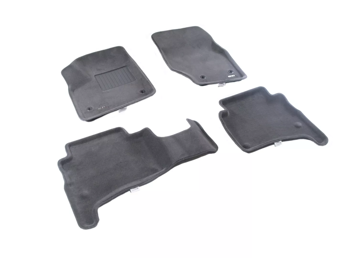Двухслойные коврики Sotra 3D Premium 12mm Grey для PorscheCayenne (957)2008-2011 (3D LPO0040-PP-GR)