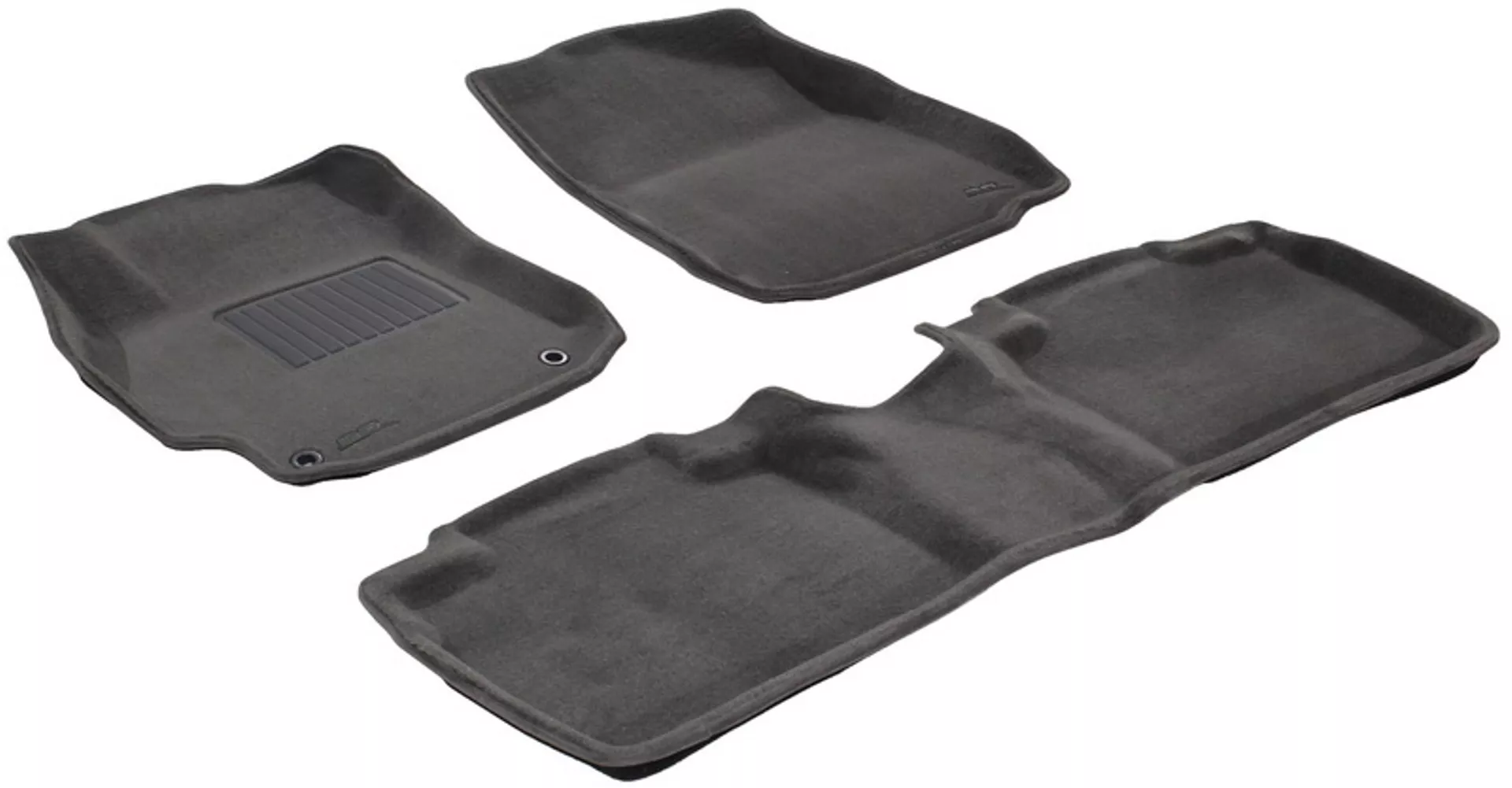 Двухслойные коврики Sotra 3D Premium 12mm Grey для Toyota Camry (XV50) 2011-2014 (	3D LTY0860-PP-GR)