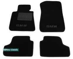 Двухслойные коврики Sotra Classic 7mm Black для BMW 3-series Coupe (E92) 2006-2011