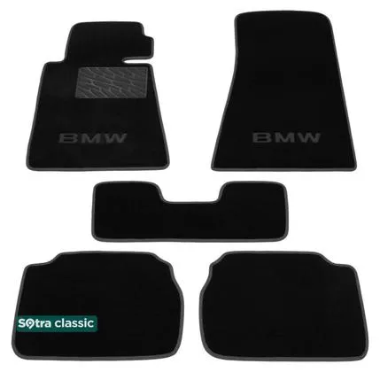 Двухслойные коврики Sotra Classic 7mm Black для BMW 5-series (E34) 1988-1995 Двухслойные коврики Sotra Classic 7mm Black для BMW 5-series (E34) 1988-1995