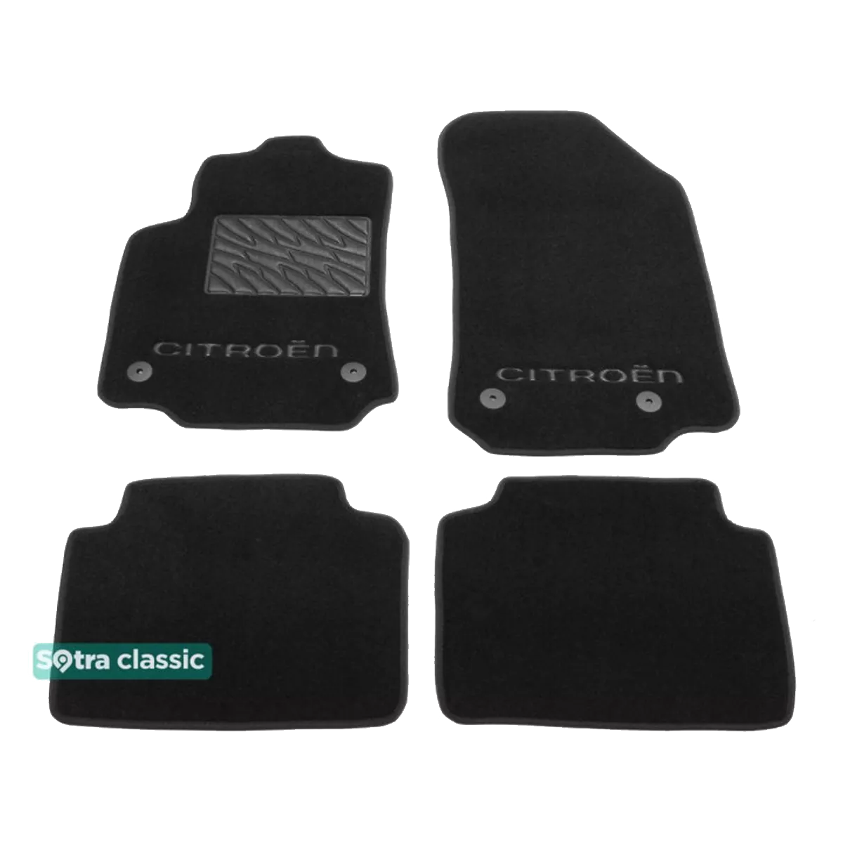 Двухслойные коврики Sotra Classic 7mm Black для Citroen C3 Aircross (mkI) 2017-> (ST 90095-GD-Black) Двухслойные коврики Sotra Classic 7mm Black для Citroen C3 Aircross (mkI) 2017-> (ST 90095-GD-Black)