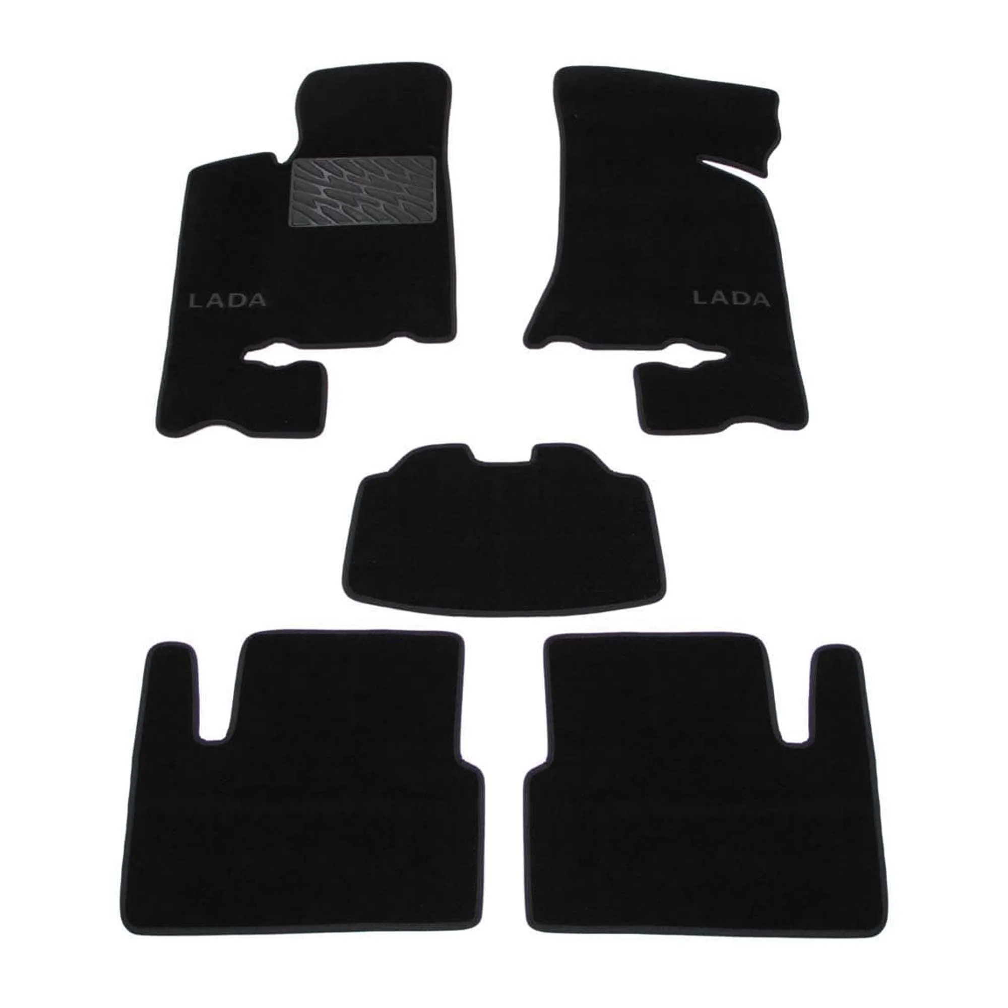 Двошарові килимки Sotra Classic 7mm Black для Lada 2170 Priora 2007->