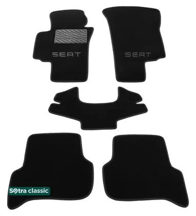 Двошарові килимки Sotra Classic 7mm Black для Mitsubishi Colt (5-дв.)(Z30) 2002-2012