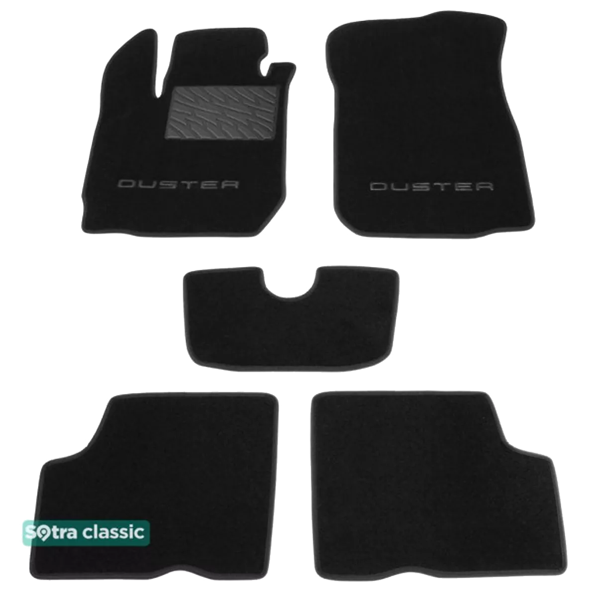 Двошарові килимки Sotra Classic 7mm для Renault Duster (mkI) 2014-2017 (ST 08702-GD-Black) Двошарові килимки Sotra Classic 7mm для Renault Duster (mkI) 2014-2017 (ST 08702-GD-Black)