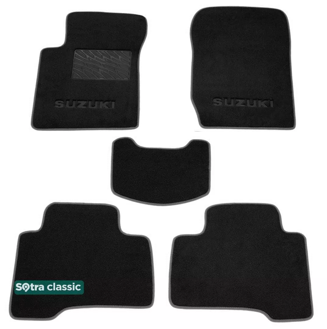 Двухслойные коврики Sotra Classic 7mm Black для Suzuki Grand Vitara (mkII) 2005-> Двухслойные коврики Sotra Classic 7mm Black для Suzuki Grand Vitara (mkII) 2005->