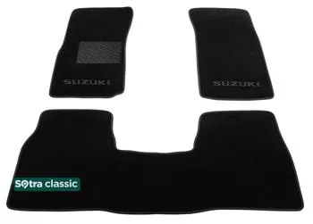 Двухслойные коврики Sotra Classic 7mm Black для Suzuki Vitara (5-дв.)(mkI) 1988-1998