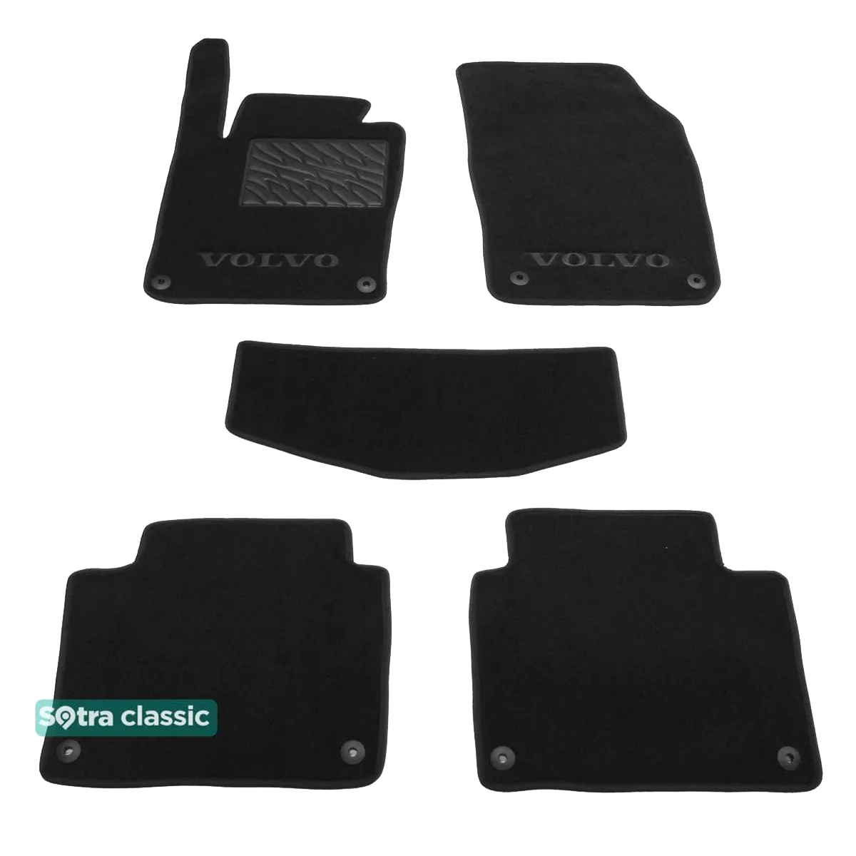 Двошарові килимки Sotra Classic 7mm Black для Volvo S90 (mkI) / V90 (mkI) 2016-> (ST 08825-GD-Black) Двошарові килимки Sotra Classic 7mm Black для Volvo S90 (mkI) / V90 (mkI) 2016-> (ST 08825-GD-Black)