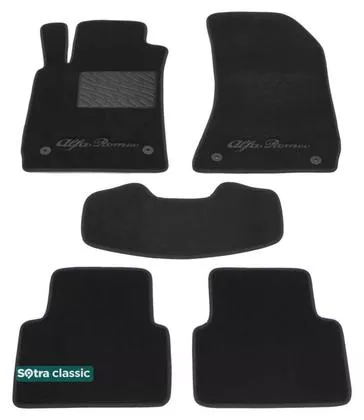 Двухслойные коврики Sotra Classic 7mm Grey для Alfa Romeo 159 (mkI) 2004-2011 Двухслойные коврики Sotra Classic 7mm Grey для Alfa Romeo 159 (mkI) 2004-2011