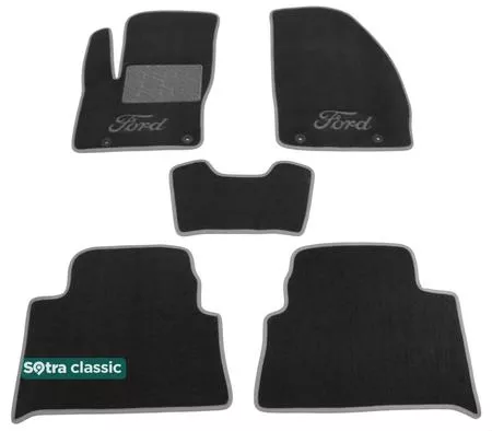 Двухслойные коврики Sotra Classic 7mm Grey для Ford C-Max (mkI) 2003-2010 Двухслойные коврики Sotra Classic 7mm Grey для Ford C-Max (mkI) 2003-2010