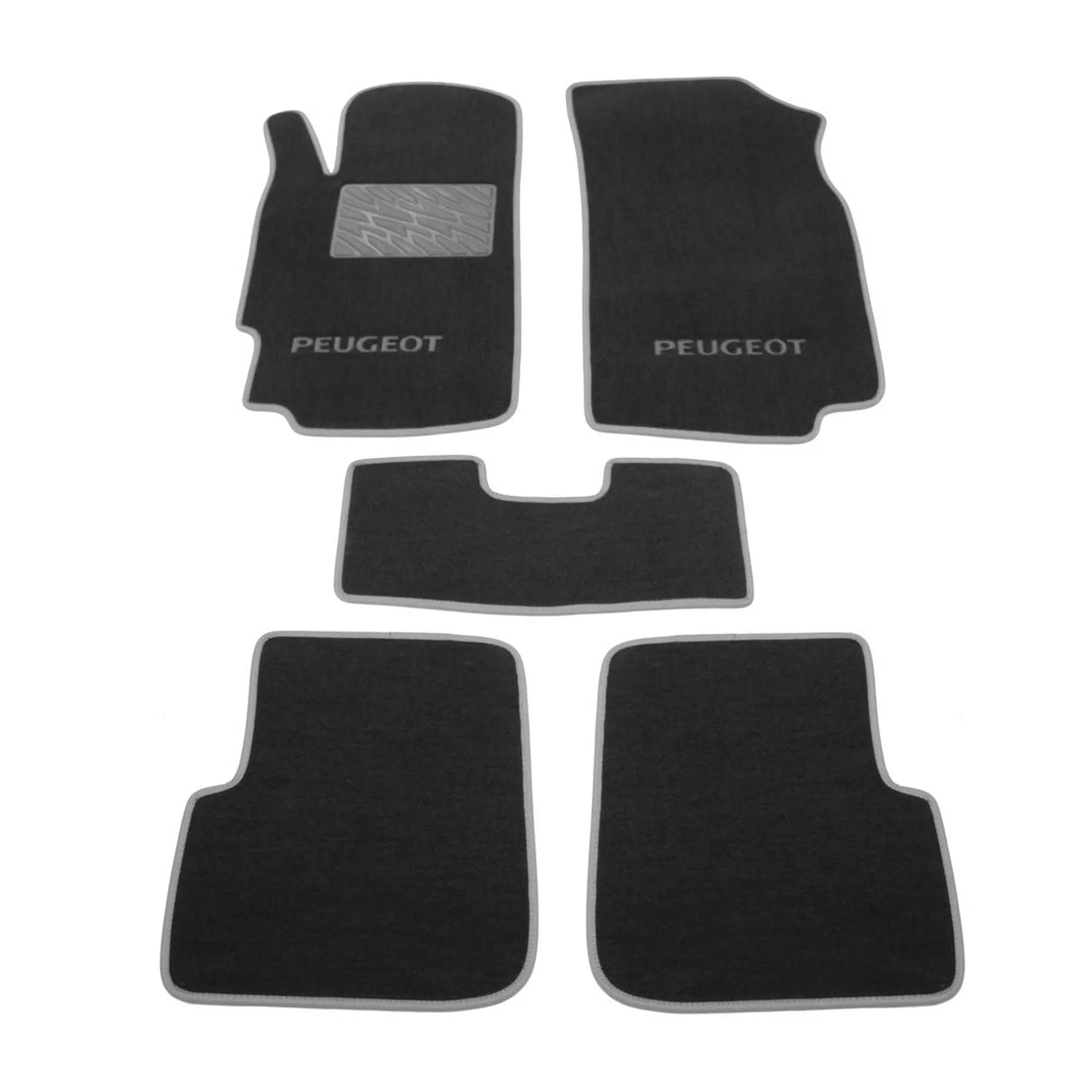 Двухслойные коврики Sotra Classic 7mm Grey для Peugeot 406 1995-2004