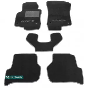 Двухслойные коврики Sotra Classic 7mm Grey для Volkswagen Golf (mkV) 2006-2009 Двухслойные коврики Sotra Classic 7mm Grey для Volkswagen Golf (mkV) 2006-2009