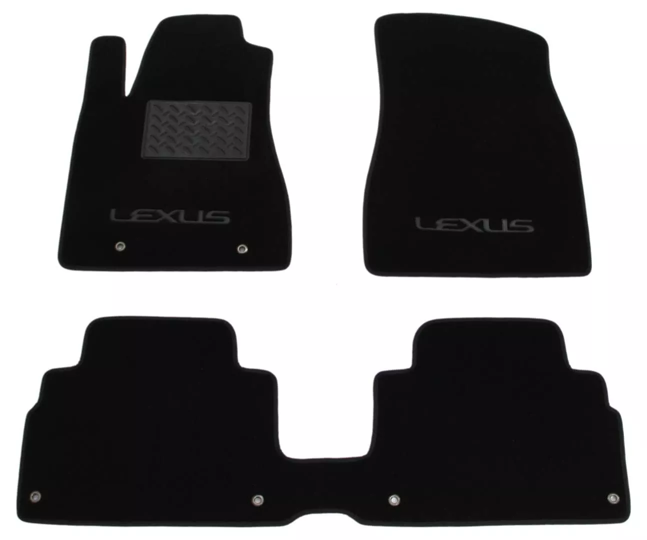 Двухслойные коврики Sotra Custom Classic 7mm Black для Lexus RX (XU30)(mkII) 2003-2008