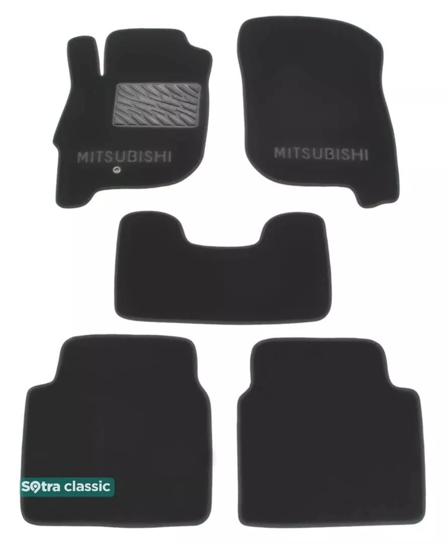 Двухслойные коврики Sotra Custom Classic 7mm Grey для Mitsubishi Lancer / Evolution (mkX) 2008-> Двухслойные коврики Sotra Custom Classic 7mm Grey для Mitsubishi Lancer / Evolution (mkX) 2008->