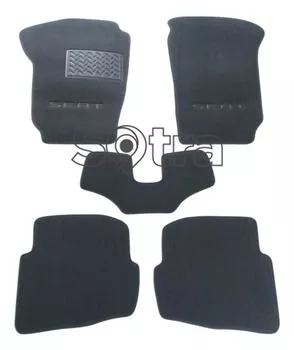 Двухслойные коврики Sotra Custom Classic 7mm Grey для Seat Cordoba (6L)(mkII) 2002-2008