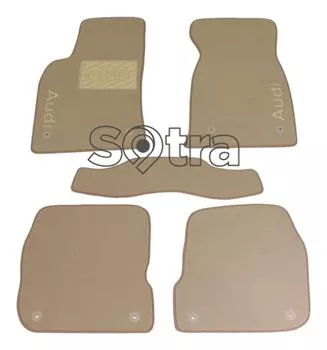 Двухслойные коврики Sotra Custom Premium 10mm Beige для Audi A6 (C5) 1998-2004 Двухслойные коврики Sotra Custom Premium 10mm Beige для Audi A6 (C5) 1998-2004