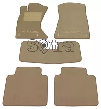 Двухслойные коврики Sotra Custom Premium 10mm Beige для Lexus GS US (mkIII) 2005-2010 Двухслойные коврики Sotra Custom Premium 10mm Beige для Lexus GS US (mkIII) 2005-2010