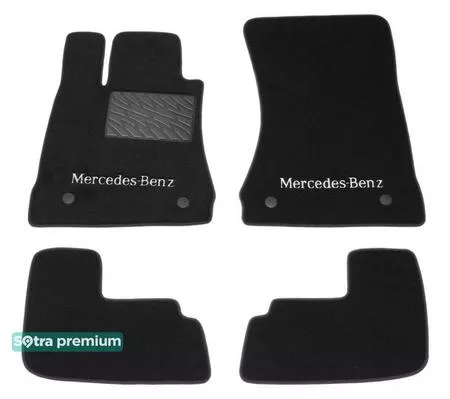 Двухслойные коврики Sotra Custom Premium 10mm Black для Mercedes-Benz CL-Class (С216) 2006-2014 Двухслойные коврики Sotra Custom Premium 10mm Black для Mercedes-Benz CL-Class (С216) 2006-2014