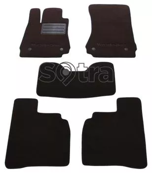 Двухслойные коврики Sotra Custom Premium 10mm Chocolate для Mercedes-Benz S-Class (long)(W221) 2006-
