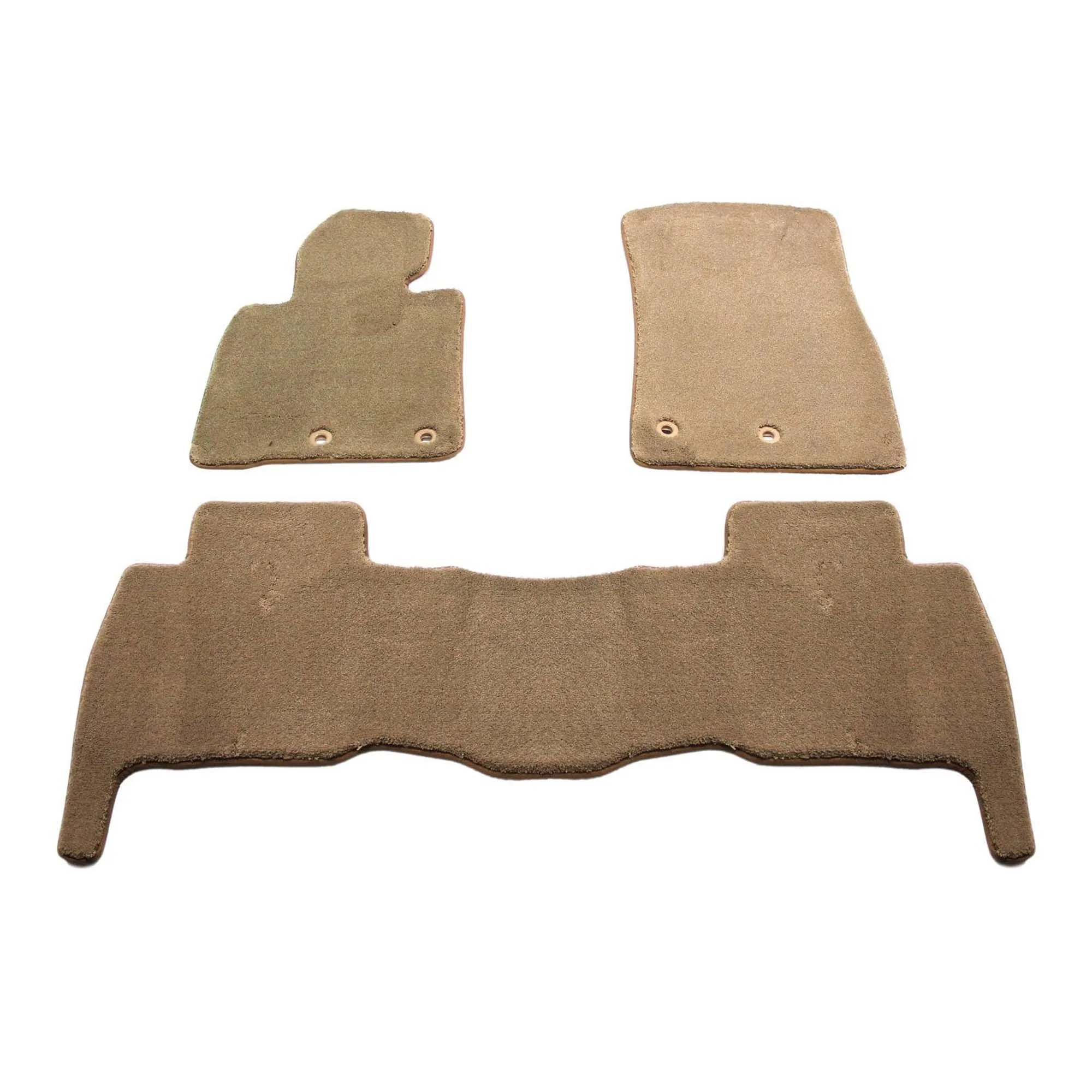 Двухслойные коврики Sotra Magnum 20mm Beige для Toyota Land Cruiser (J200)(5-мест.)(багажник) 2016->