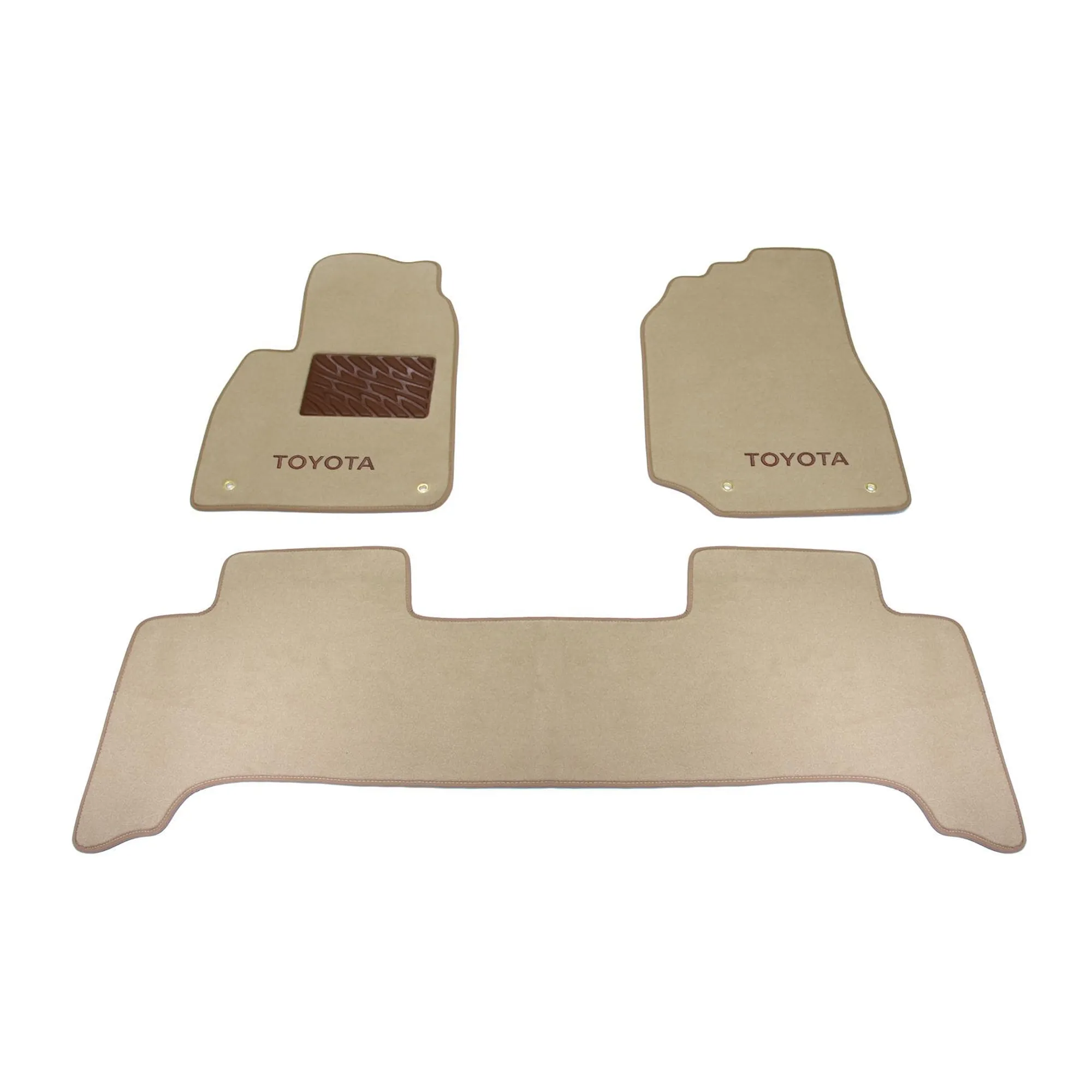 Двошарові килимки Sotra Premium 10mm Beige для Toyota Land Cruiser (J100) 1998-2007