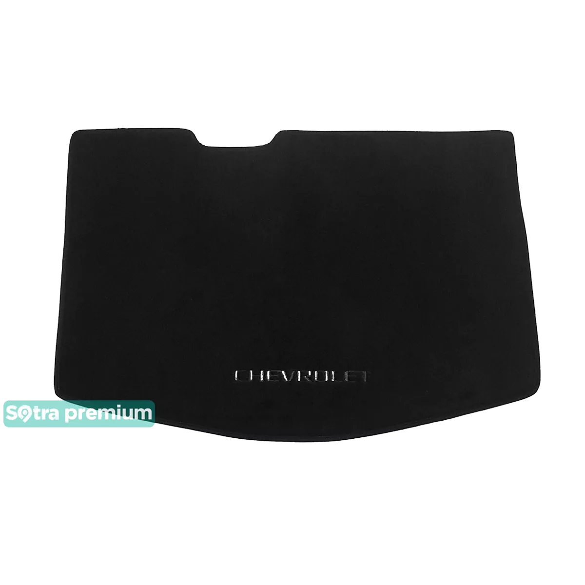 Двухслойные коврики Sotra Premium 10mm Black для Chevrolet Bolt EV (mkI)(нижний)(багажник) 2016-> (ST 08891-CH-Black)
