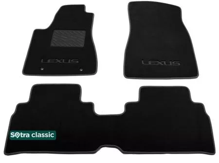 Двухслойные коврики Sotra Premium 10mm Black для Lexus RX EU (XU30)(mkII) 2003-2008