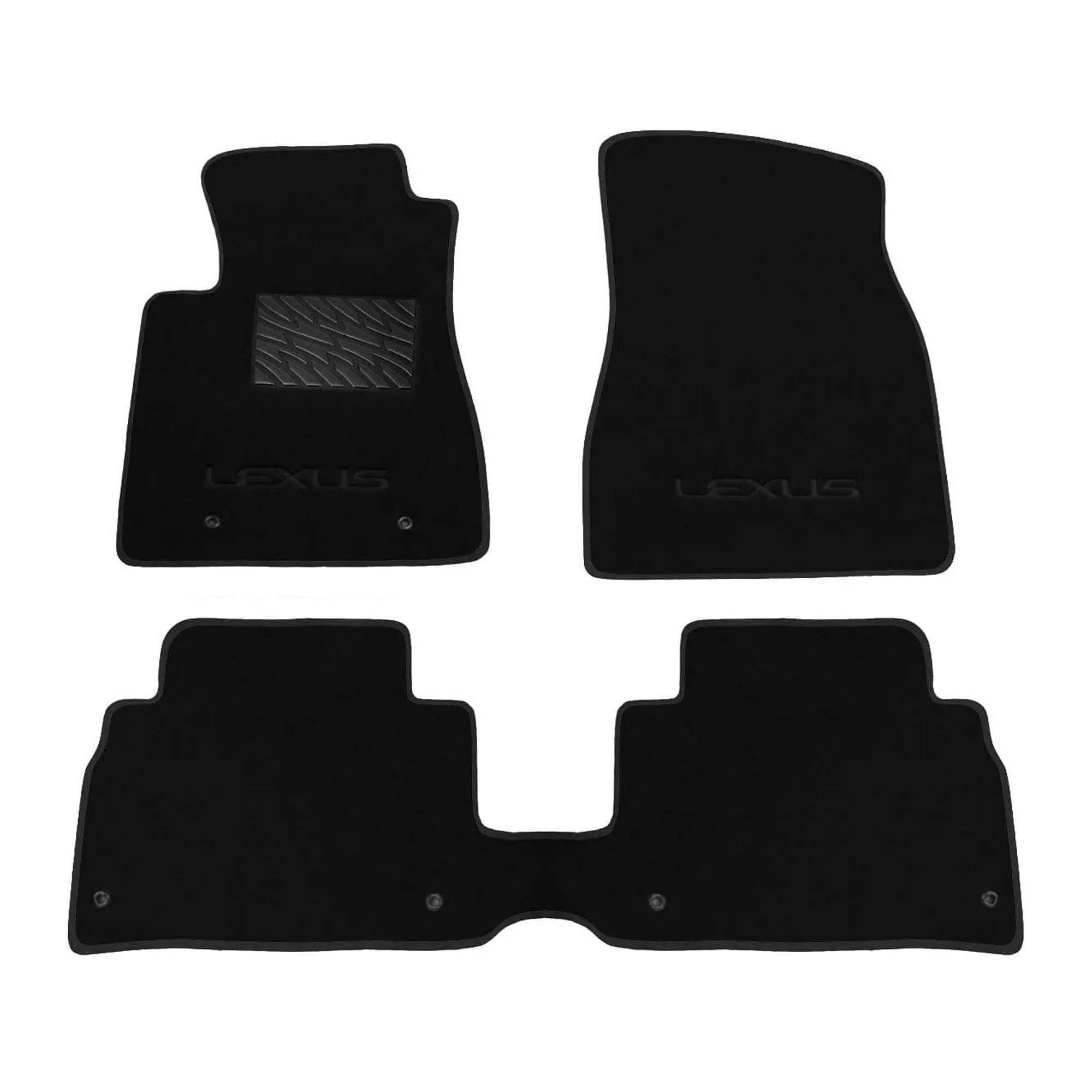 Двошарові килимки Sotra Premium Black 10mm для Lexus RX EU (XU30)(mkII) 2003-2008 Двошарові килимки Sotra Premium Black 10mm для Lexus RX EU (XU30)(mkII) 2003-2008