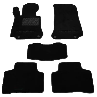 Двухслойные коврики Sotra Premium 10mm Black для Mercedes-Benz M-Class (W163) 1998-2005