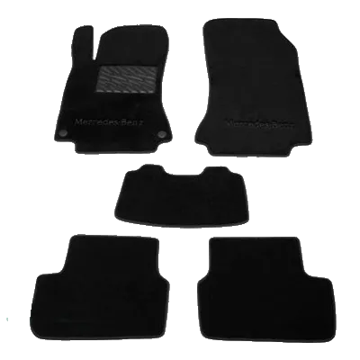 Двухслойные коврики Sotra Premium 10mm Black для Mercedes-Benz CLA-Class (C117) 2014->Двухслойные ко