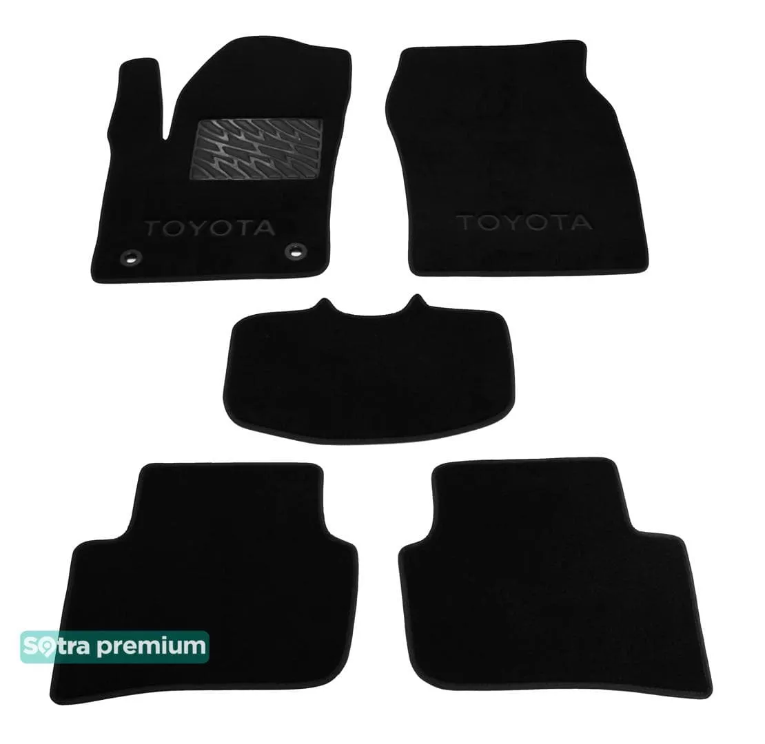 Двухслойные коврики Sotra Premium 10mm Black для Toyota CH-R 2016-> Двухслойные коврики Sotra Premium 10mm Black для Toyota CH-R 2016->