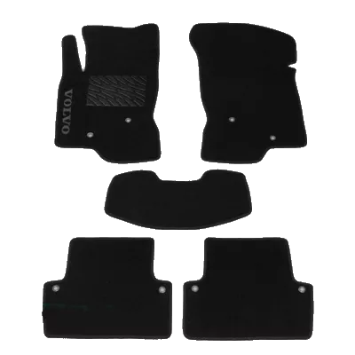 Двухслойные коврики Sotra Premium 10mm Black для Volvo V70 (mkIII) / XC70 (mkII) 2007-2016