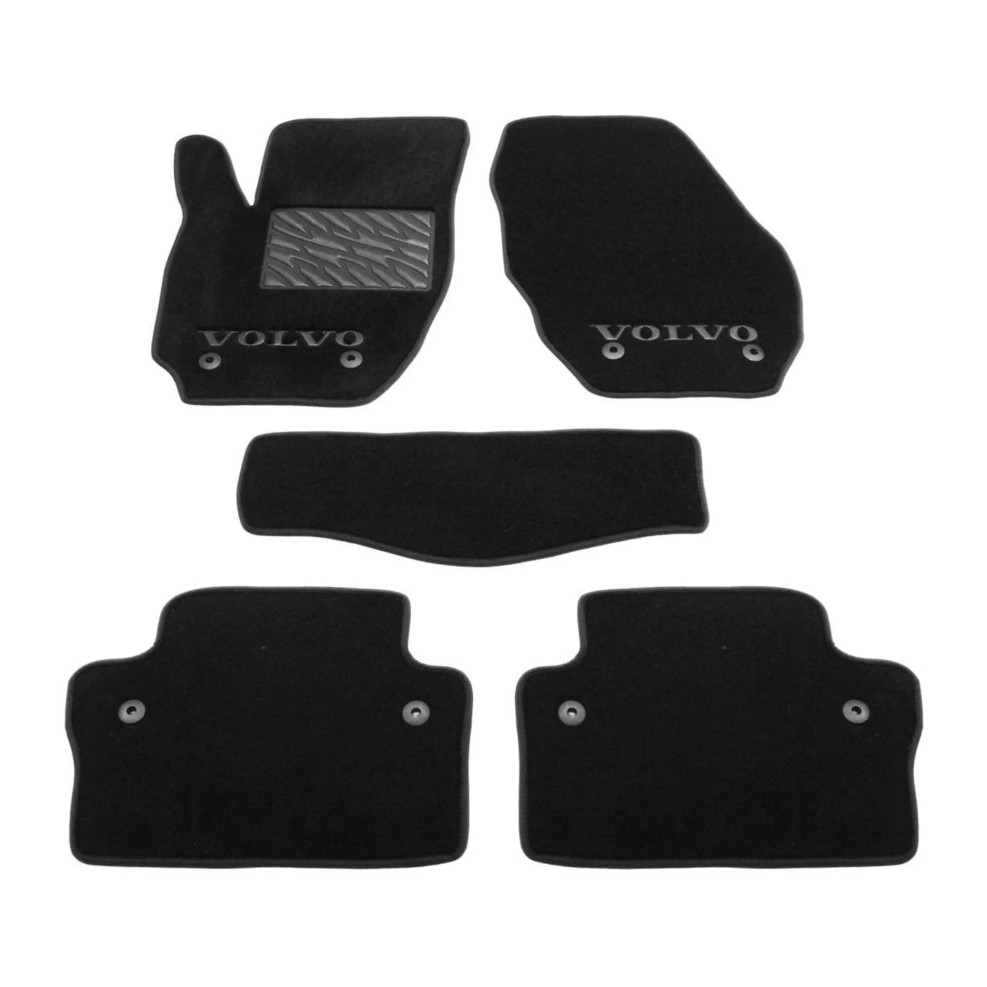 Двошарові килимки Sotra Premium Black 10mm для Volvo V70 (mkIII) / XC70 (mkII) 2007-2016