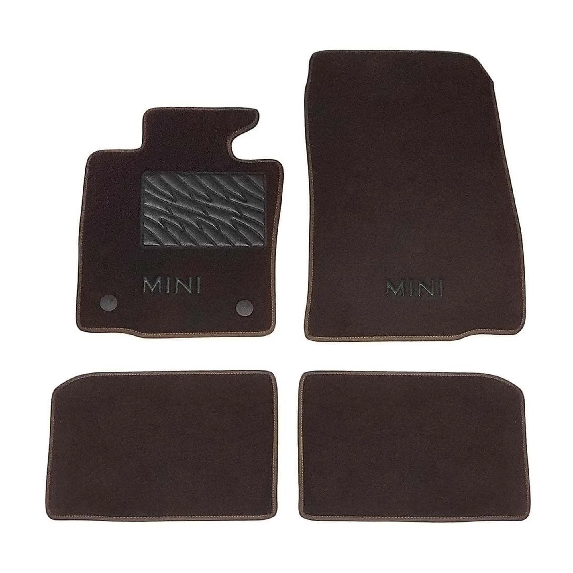 Двухслойные коврики Sotra Premium 10mm Chocolate для Mini Countryman (mkI)(R60) 2010-2016 (ST 08806-CH-Choco)