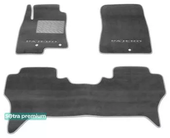 Двухслойные коврики Sotra Premium 10mm Grey для Mitsubishi Pajero (mkIV) 2007-> Двухслойные коврики Sotra Premium 10mm Grey для Mitsubishi Pajero (mkIV) 2007->