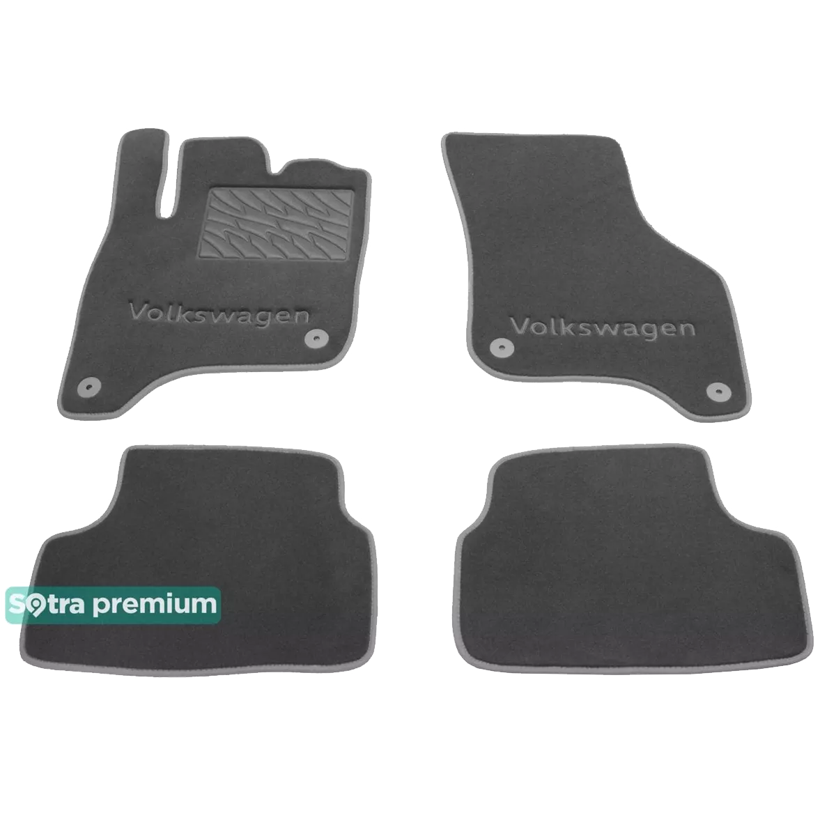 Двухслойные коврики Sotra Premium 10mm Grey для Volkswagen Caddy (Life / Maxi Life)(mkIII)(1-2 ряд) Двухслойные коврики Sotra Premium 10mm Grey для Volkswagen Caddy (Life / Maxi Life)(mkIII)(1-2 ряд)