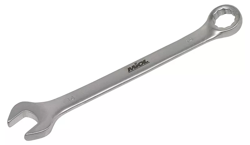018364 Ключ ріжково-накидний CRV сатин, 18 мм. (51-683)