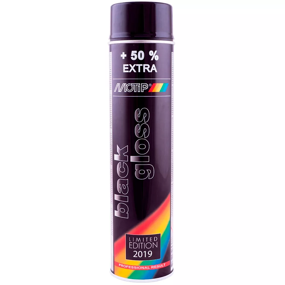 Эмаль универсальная акриловая MOTIP "Special Edition" черная глянцевая 600 мл