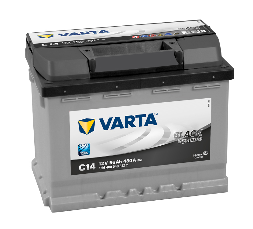 Автомобильный аккумулятор VARTA 6CT-56 АзЕ 556 400 048 Black Dynamic (C14)