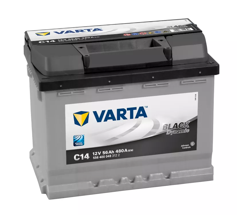 Автомобільний акумулятор VARTA 6CT-56 АзЕ 556400048 Black Dynamic (C14)