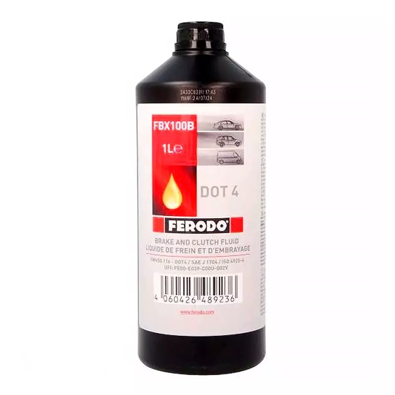 Тормозная жидкость Ferodo DOT 4 1 л (FE FBX100B) Тормозная жидкость Ferodo DOT 4 1 л (FE FBX100B)