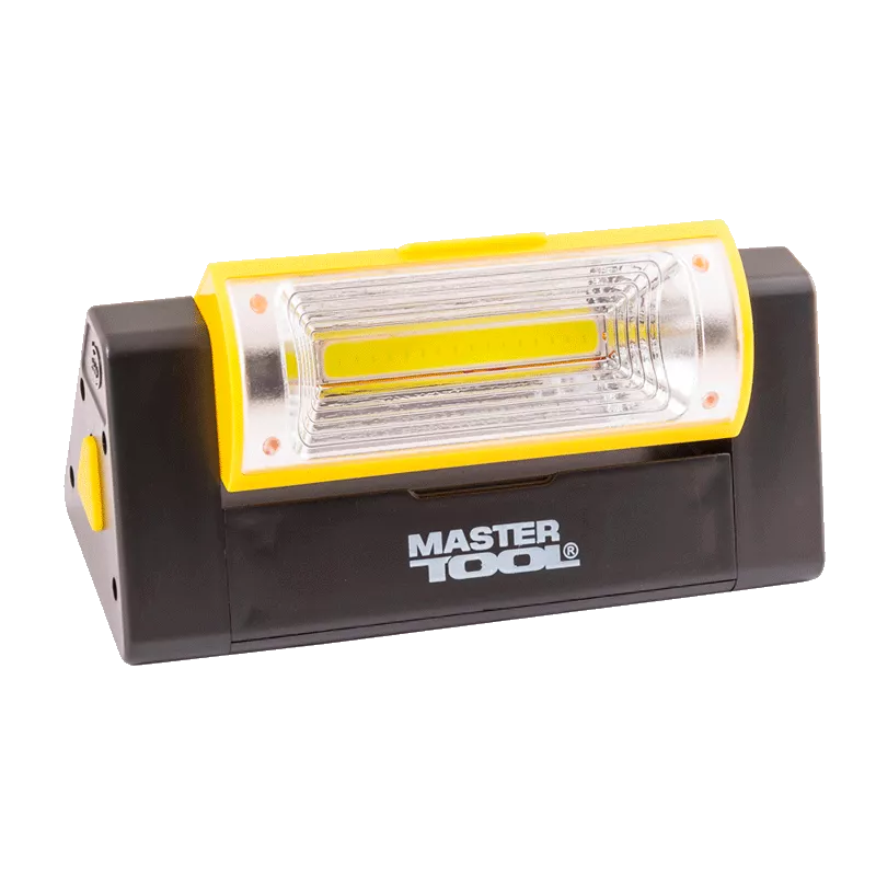 Фонарь магнитный MASTER TOOL с регулировкой наклона бокового света, 6 x LED + COB LED (94-0809)