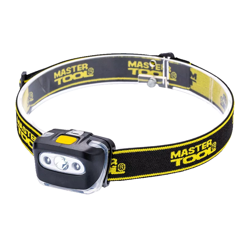 Ліхтар налобний MASTER TOOL 4 режими, 55 * 35 * 40 мм, CREE XT-E WHITE LED + 2 x RED LED (94-0813) Ліхтар налобний MASTER TOOL 4 режими, 55 * 35 * 40 мм, CREE XT-E WHITE LED + 2 x RED LED (94-0813)