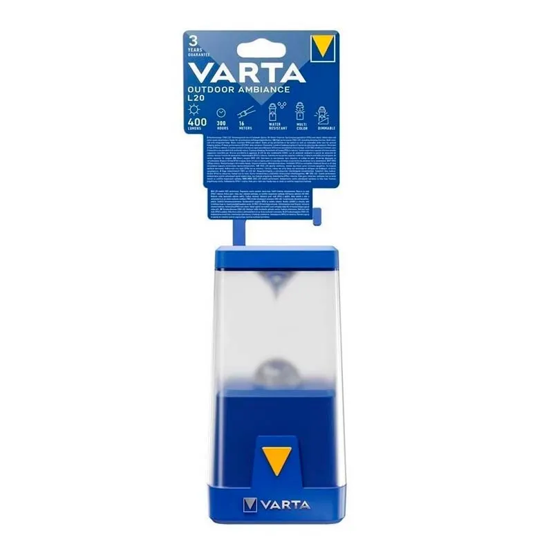 Ліхтар Varta Кемпінговий Ambiance L20 IP54 (17666101111) Ліхтар Varta Кемпінговий Ambiance L20 IP54 (17666101111)