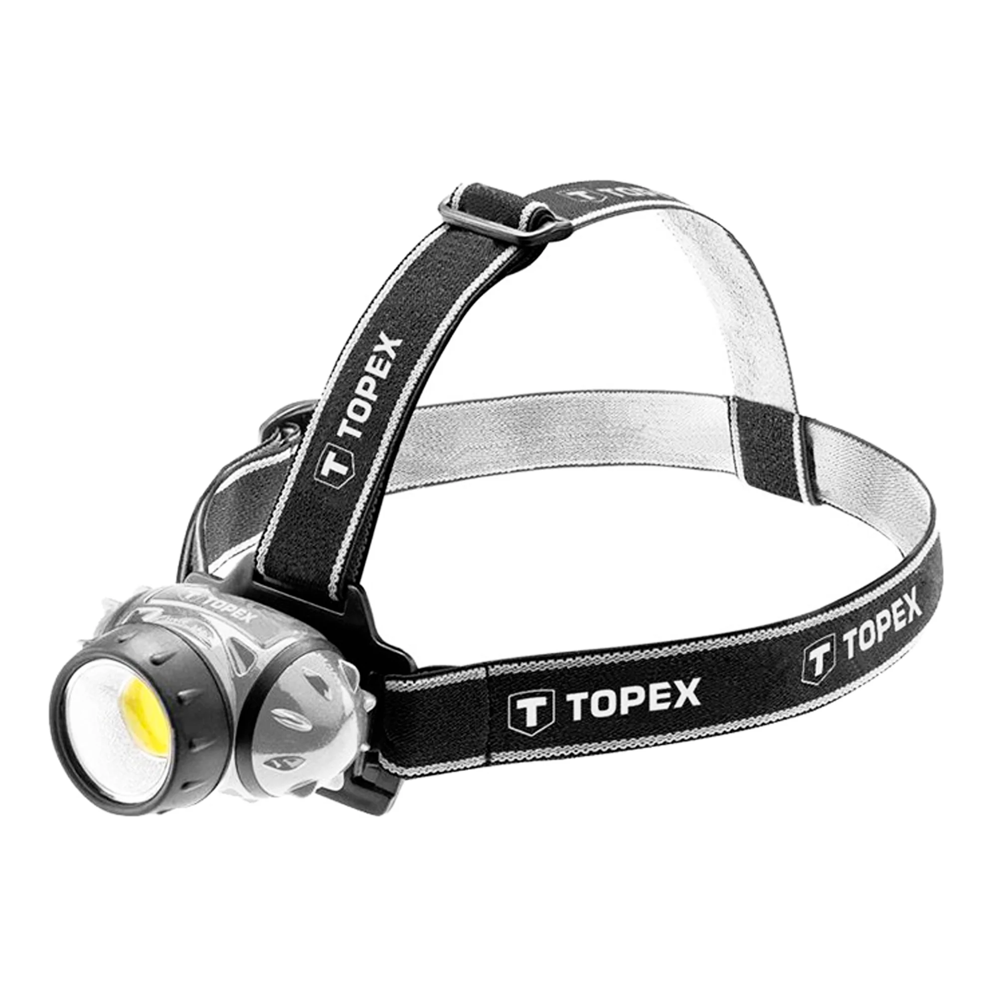 Фонарик налобный TOPEX 3 Вт LED COB, 3xAAA (94W391) Фонарик налобный TOPEX 3 Вт LED COB, 3xAAA (94W391)