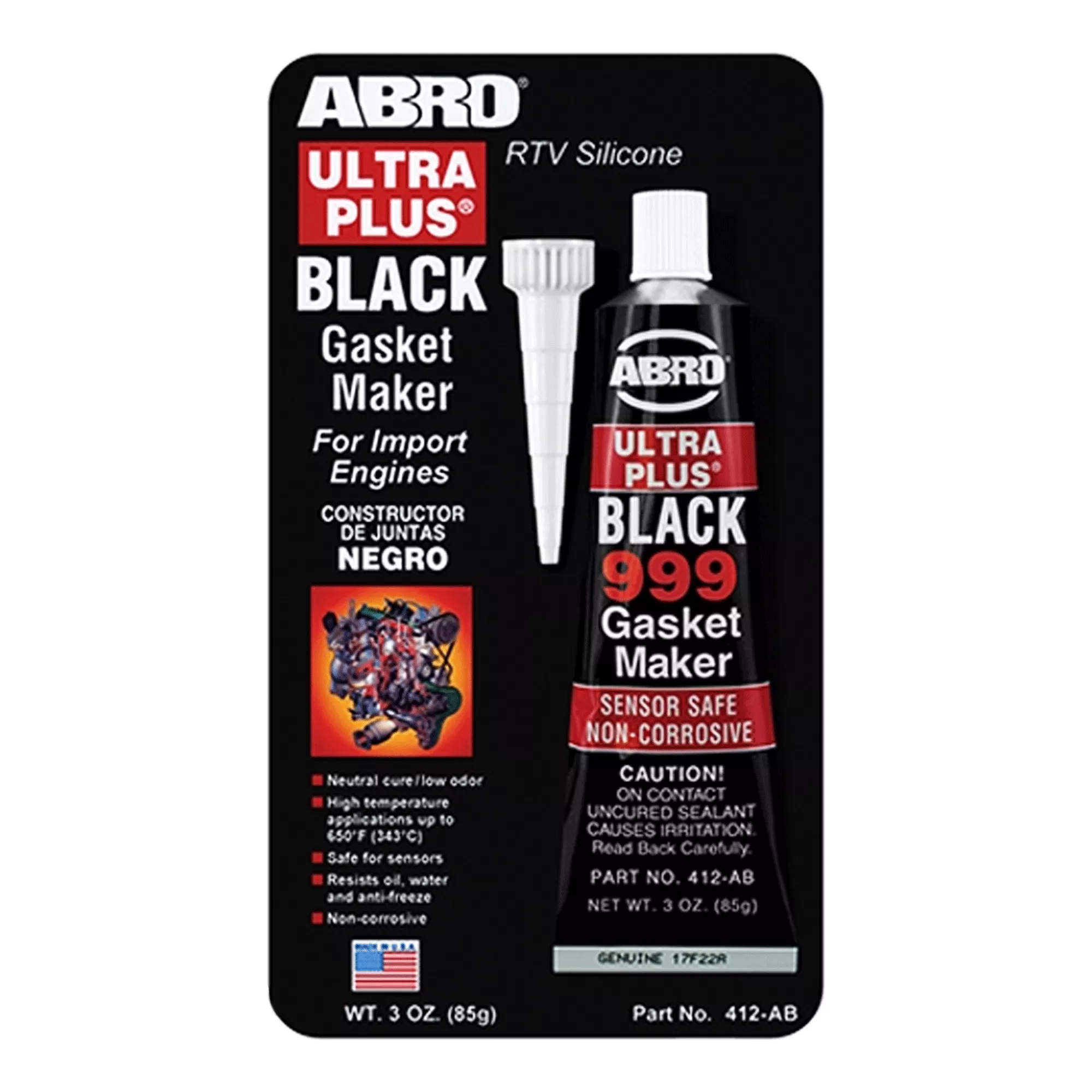 Формирователь прокладок ABRO Black 999 412-AB 85г